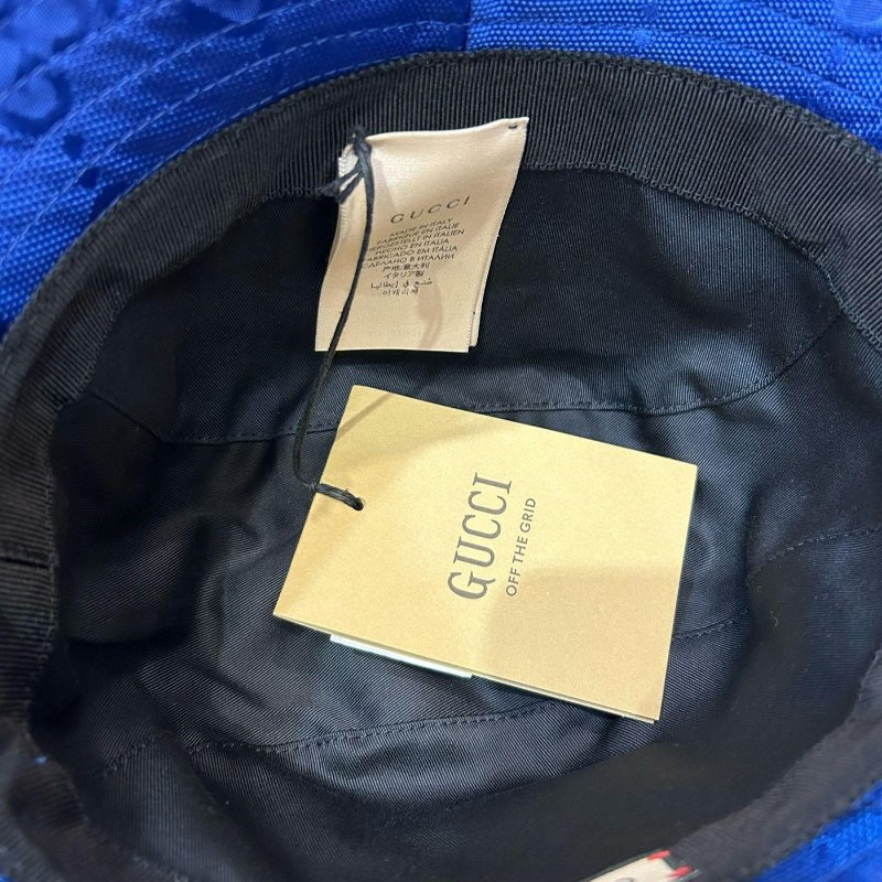 💎Han's house精品服飾💎GUCCI 滿版 老花 漁夫 帽子 義大利製 原價17000-2