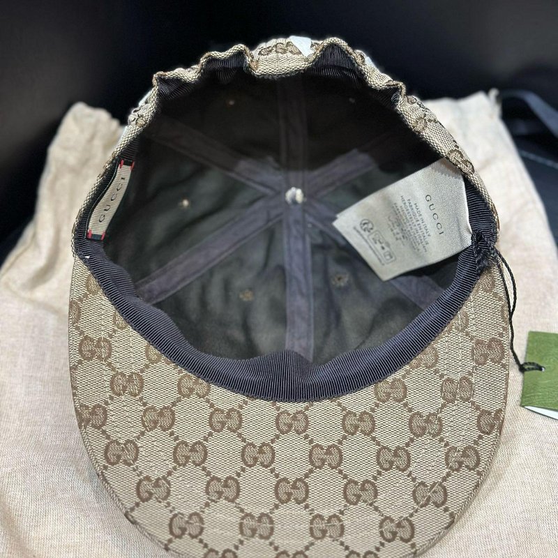 💎Han's house精品服飾💎GUCCI 滿版 老花 帽子 ‎751400 義大利製 男女共穿 現貨 原價15000-3