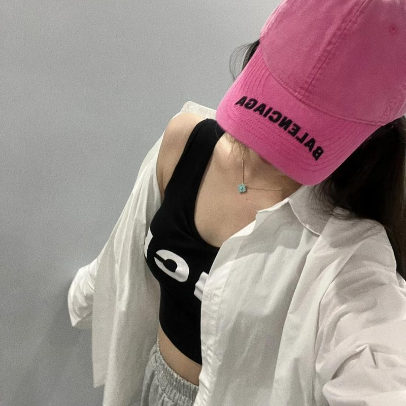 💎Han's house精品服飾💎Balenciaga 巴黎世家 刺繡 男女同款 帽子 現貨 原價14200-7