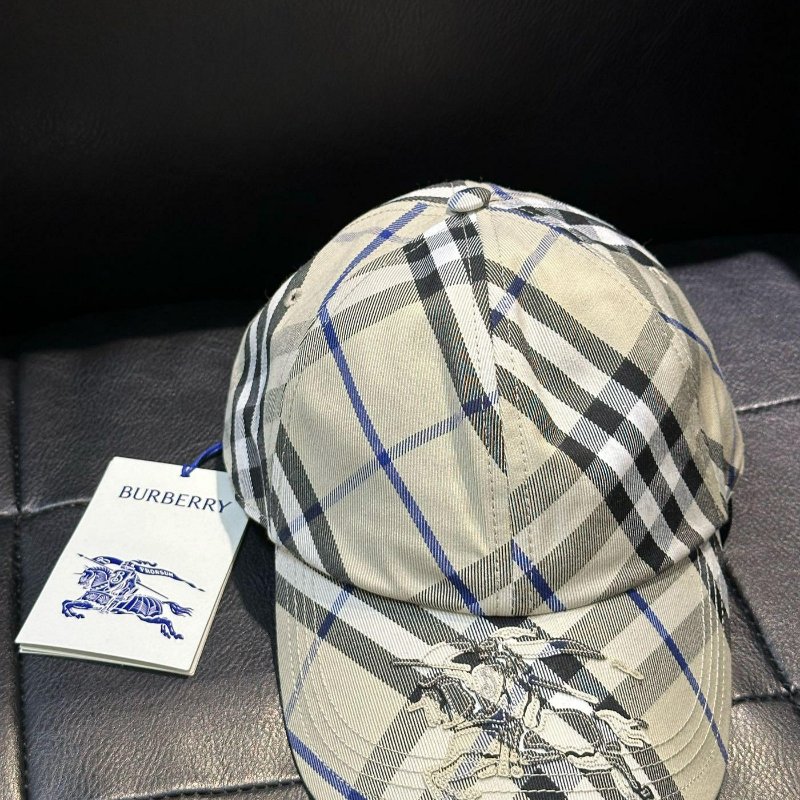 💎Han's house精品服飾💎 BURBERRY 格紋 刺繡 戰馬 騎士 帽子 義大利製 現貨 原價13500-9