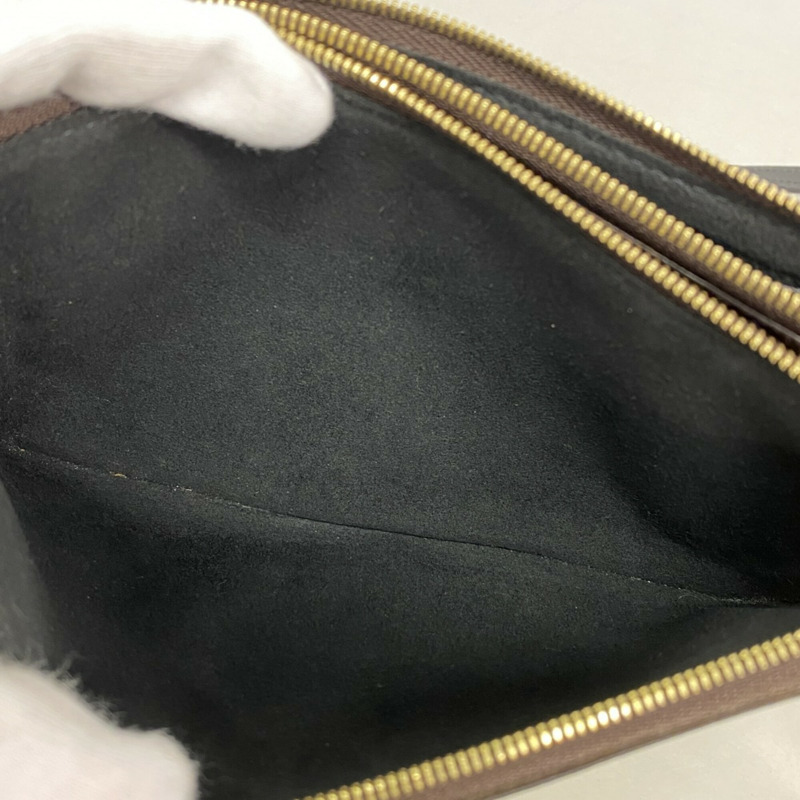 路易威登 Monogram Giant Reverse Pochette 雙拉鍊單肩包 M69203 棕色 女士 P2648095-5