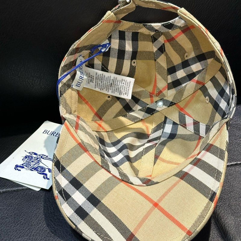 💎Han's house精品服飾💎 BURBERRY 格紋 刺繡 戰馬 騎士 帽子 義大利製 現貨 原價13500-5