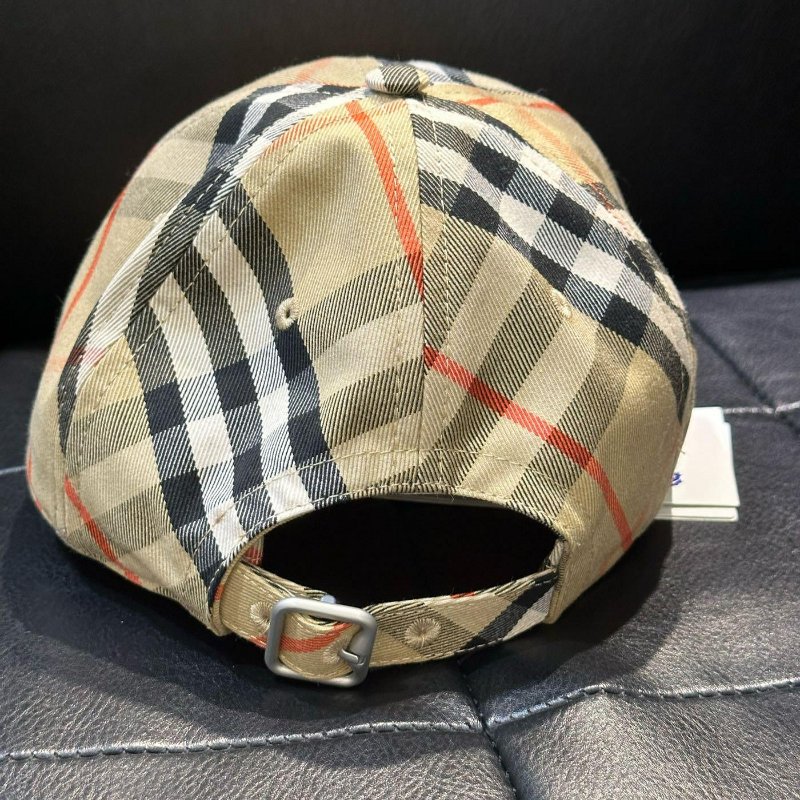 💎Han's house精品服飾💎 BURBERRY 格紋 刺繡 戰馬 騎士 帽子 義大利製 現貨 原價13500-6