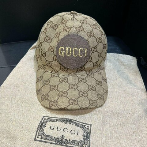 💎Han's house精品服飾💎GUCCI 滿版 老花 帽子 ‎義大利製 576253