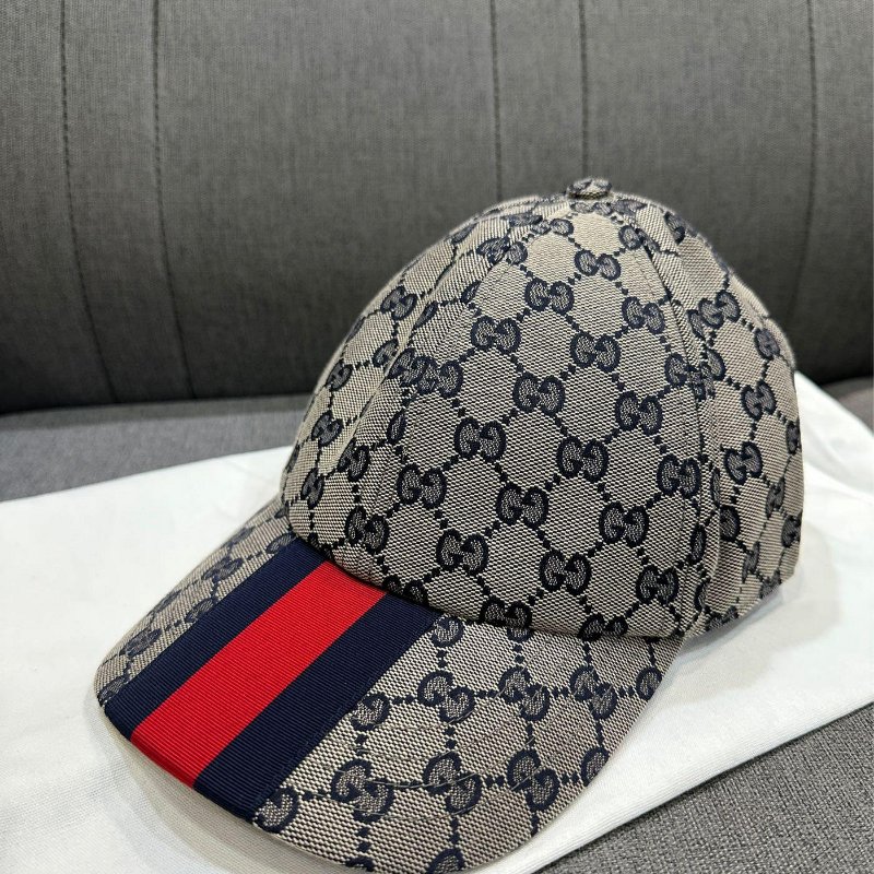 💎Han's house精品服飾💎 GUCCI 滿版 老花 帽子 義大利製 男女共穿 現貨 原價17700-0