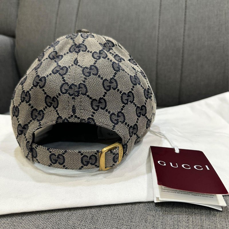 💎Han's house精品服飾💎 GUCCI 滿版 老花 帽子 義大利製 男女共穿 現貨 原價17700-1