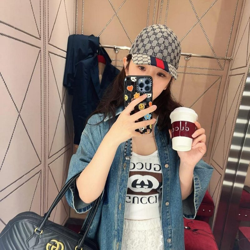 💎Han's house精品服飾💎 GUCCI 滿版 老花 帽子 義大利製 男女共穿 現貨 原價17700-4