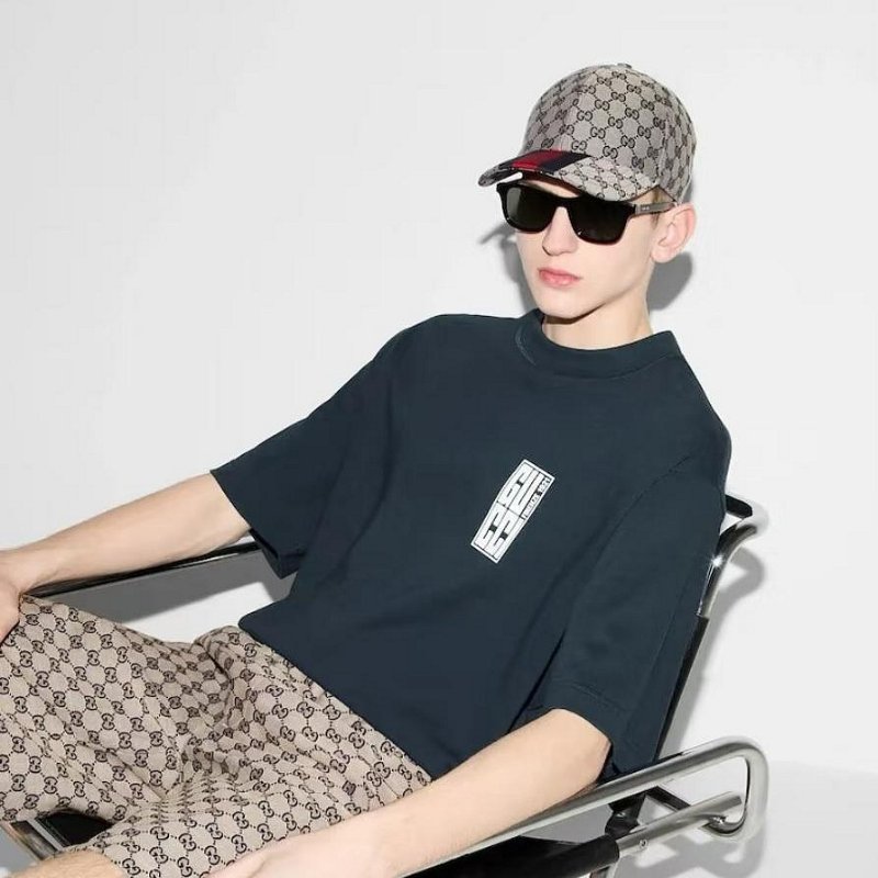 💎Han's house精品服飾💎 GUCCI 滿版 老花 帽子 義大利製 男女共穿 現貨 原價17700-5