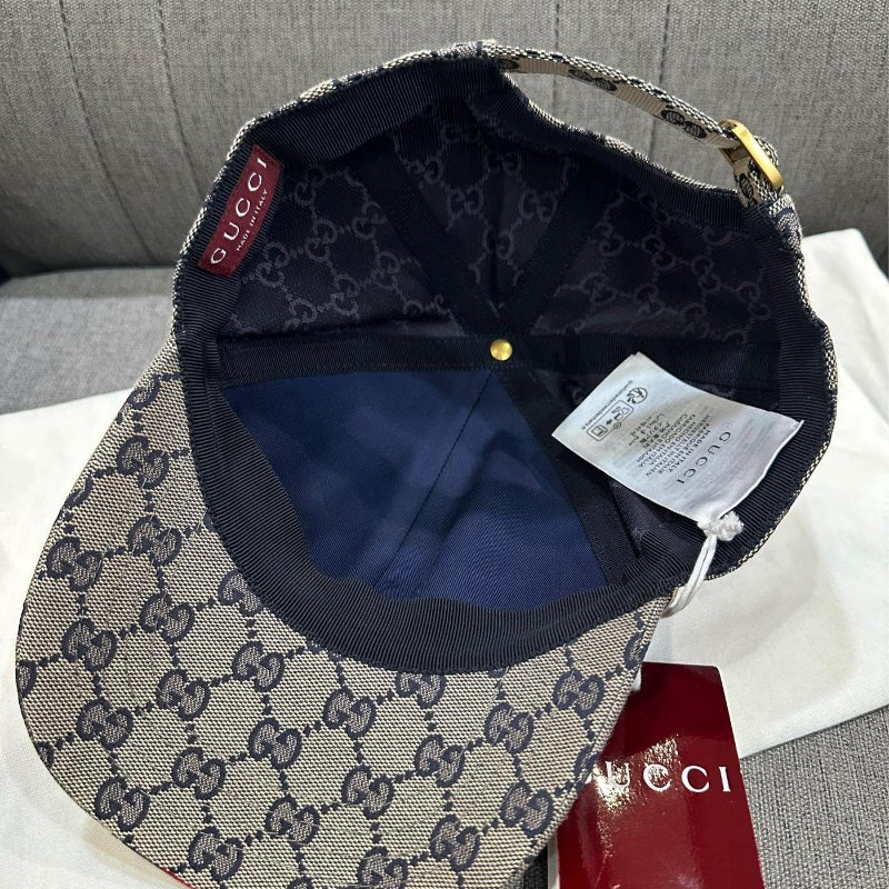 💎Han's house精品服飾💎 GUCCI 滿版 老花 帽子 義大利製 男女共穿 現貨 原價17700-6