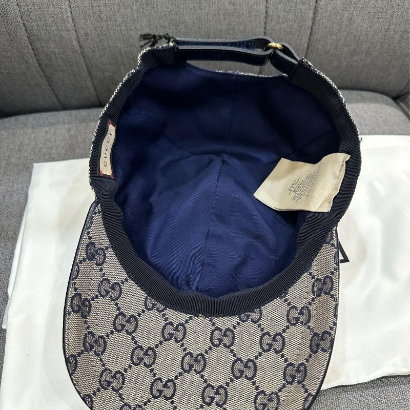 💎Han's house精品服飾💎GUCCI 滿版 老花 帽子 義大利製 男女共穿 現貨 原價17700-1