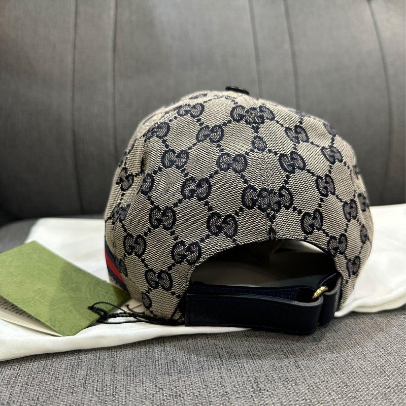 💎Han's house精品服飾💎GUCCI 滿版 老花 帽子 義大利製 男女共穿 現貨 原價17700-2