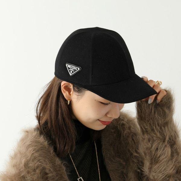 💎Han's house精品服飾💎PRADA LOGO 羊毛 帽子 現貨 原價22500-4