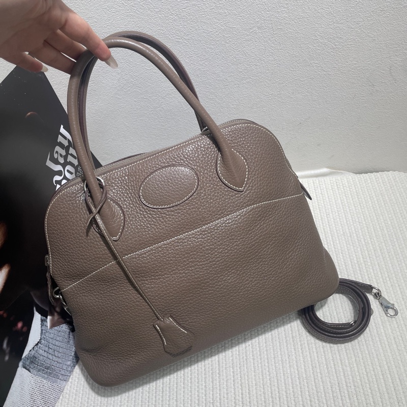 Hermes愛馬仕 bolide 保齡球31 大象灰 togo皮-0