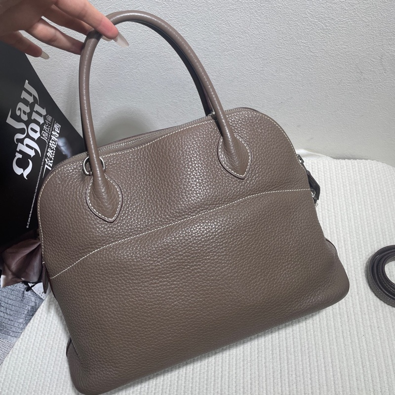 Hermes愛馬仕 bolide 保齡球31 大象灰 togo皮-7