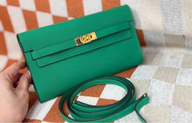 請先確認有貨再拍🩷 98新 愛馬仕 Hermes Kelly to go 6W薄荷綠 金扣 山羊皮 U刻-0