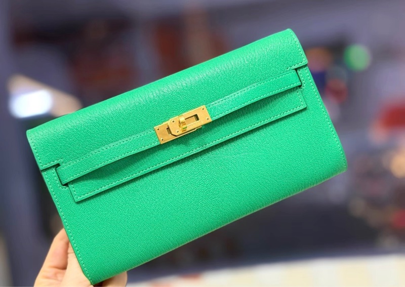 請先確認有貨再拍🩷 98新 愛馬仕 Hermes Kelly to go 6W薄荷綠 金扣 山羊皮 U刻-1