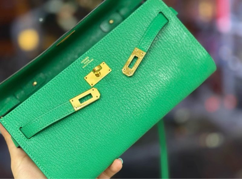 請先確認有貨再拍🩷 98新 愛馬仕 Hermes Kelly to go 6W薄荷綠 金扣 山羊皮 U刻-4