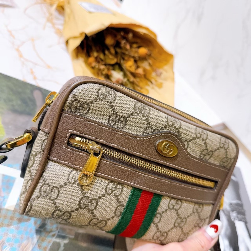 Gucci 復古老花Ophidia mini相機包-3