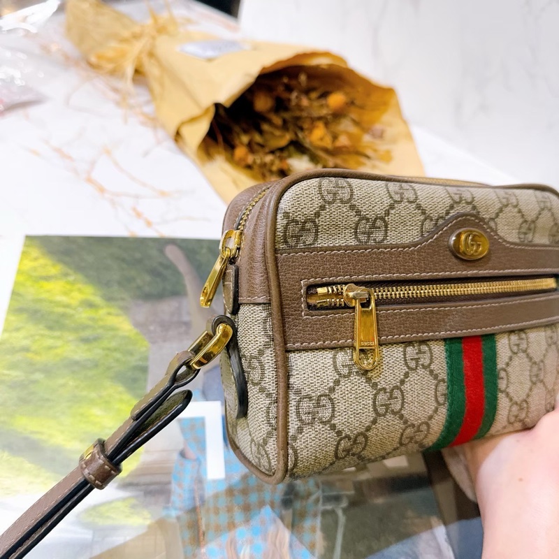 Gucci 復古老花Ophidia mini相機包-4