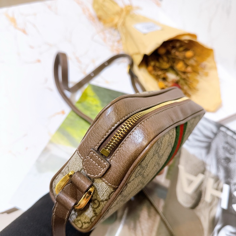 Gucci 復古老花Ophidia mini相機包-14