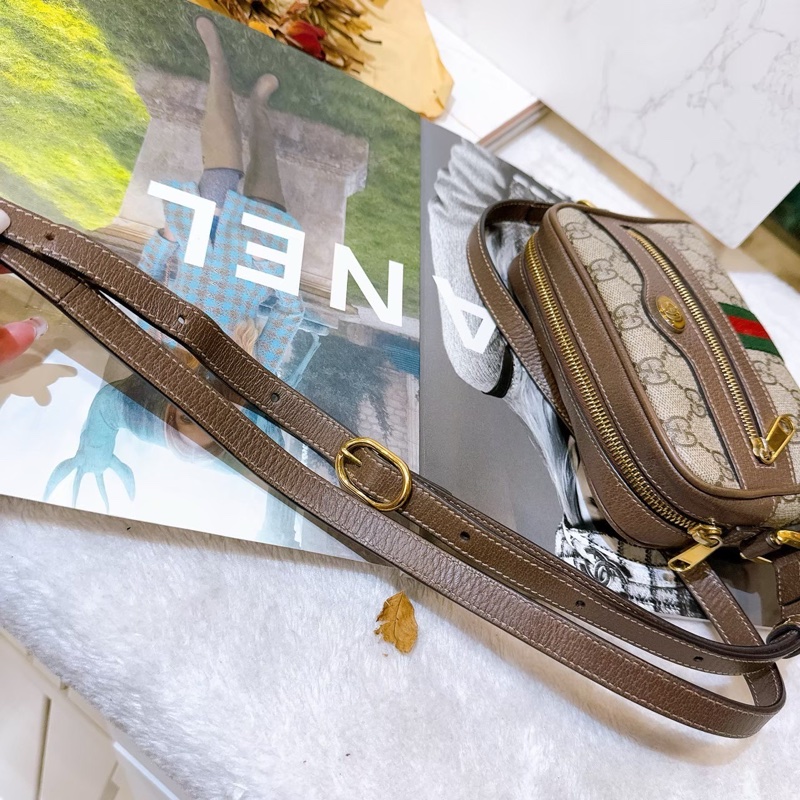 Gucci 復古老花Ophidia mini相機包-18