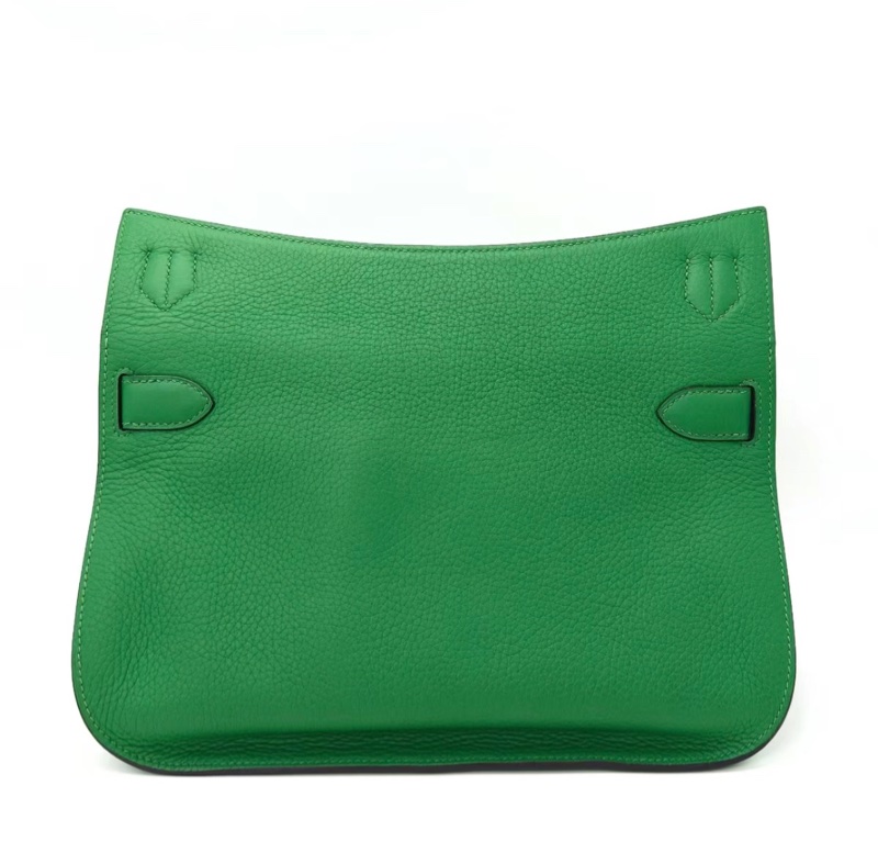 請先確認有貨再拍🩷 Hermes Jypsisere 31 竹子綠銀扣吉普賽31單肩斜挎包-1