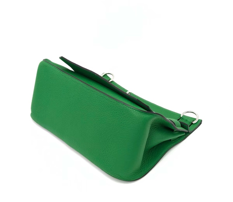 請先確認有貨再拍🩷 Hermes Jypsisere 31 竹子綠銀扣吉普賽31單肩斜挎包-2