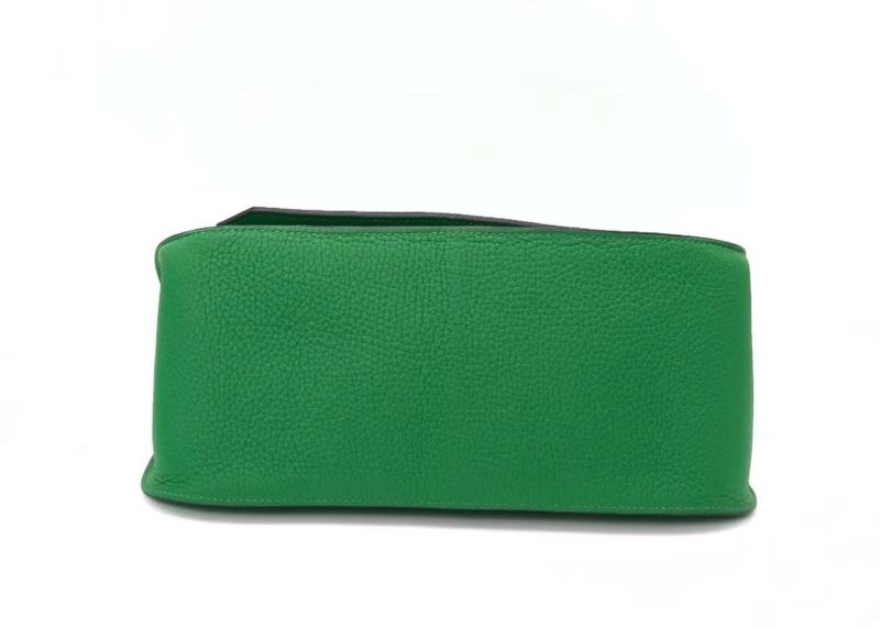 請先確認有貨再拍🩷 Hermes Jypsisere 31 竹子綠銀扣吉普賽31單肩斜挎包-4