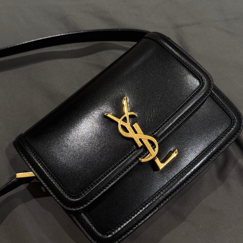 Saint Laurent 聖羅蘭黑金豆腐包-1