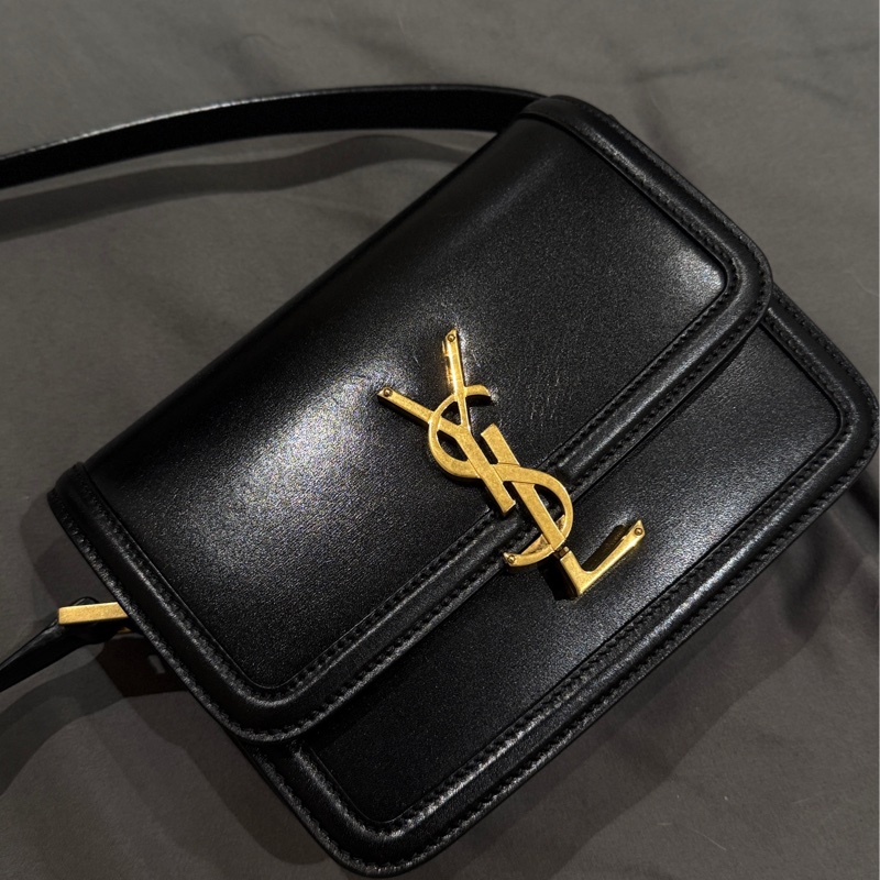 Saint Laurent 聖羅蘭黑金豆腐包-7