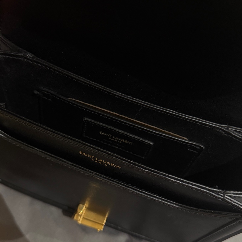 Saint Laurent 聖羅蘭黑金豆腐包-11