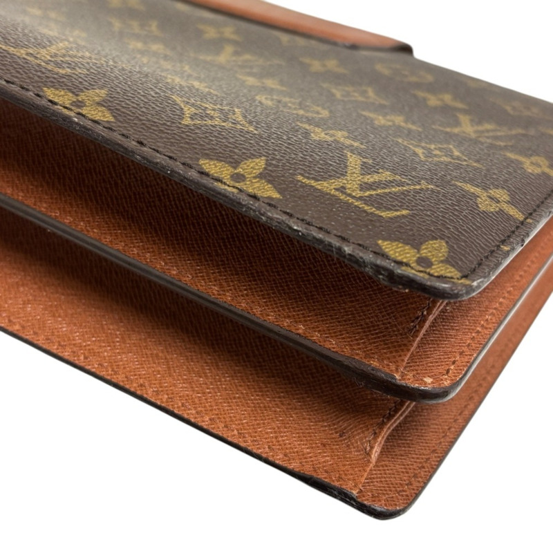 路易威登 (LOUIS VUITTON) Monogram Curcelles 肩背包 M51375 棕色 女士-9