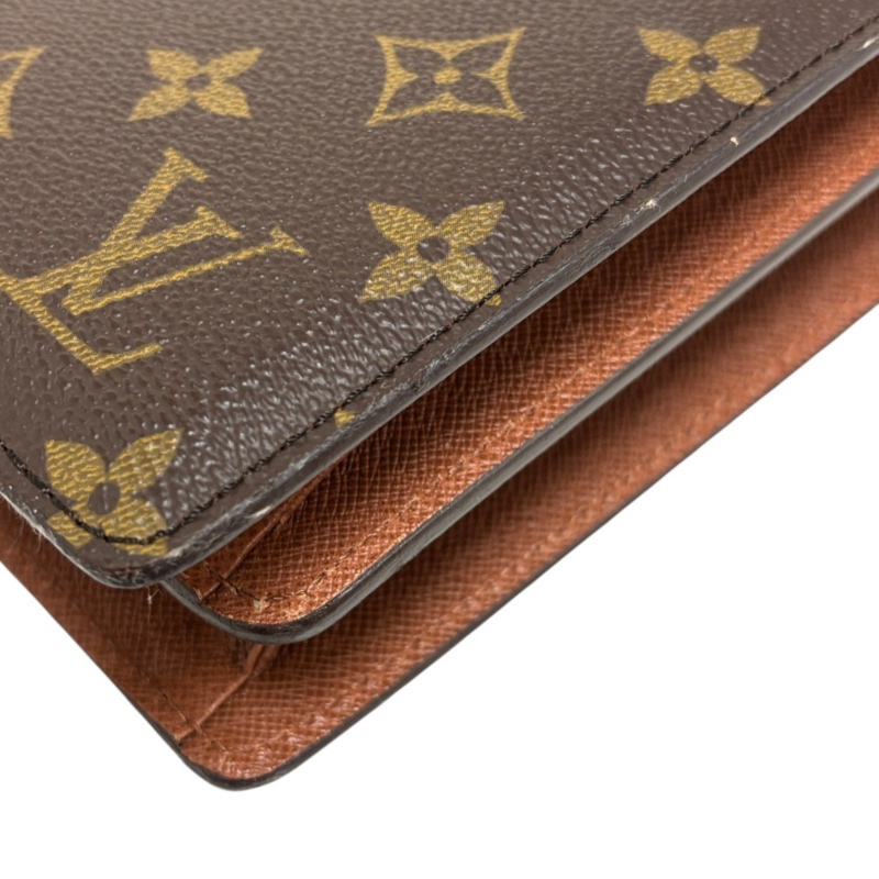 路易威登 (LOUIS VUITTON) Monogram Curcelles 肩背包 M51375 棕色 女士-10