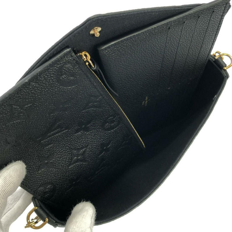 路易威登 Monogram Empreinte Pochette Felicie M64064 肩背包-5