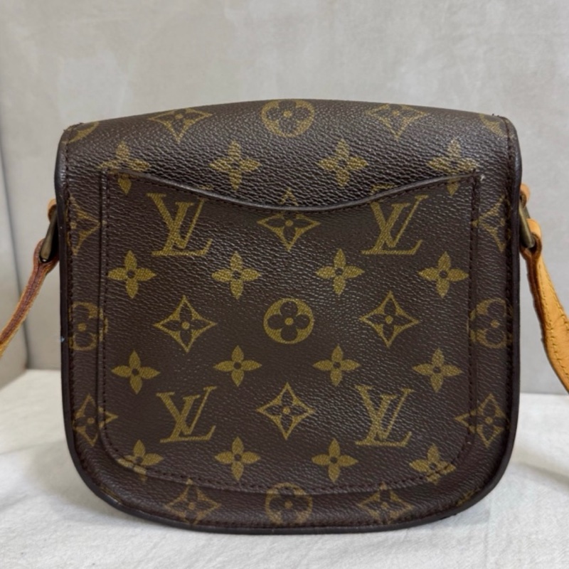 Louis Vuitton路易威登(LV)老花馬鞍包Monogram Saint Cloud PM 肩背包-1
