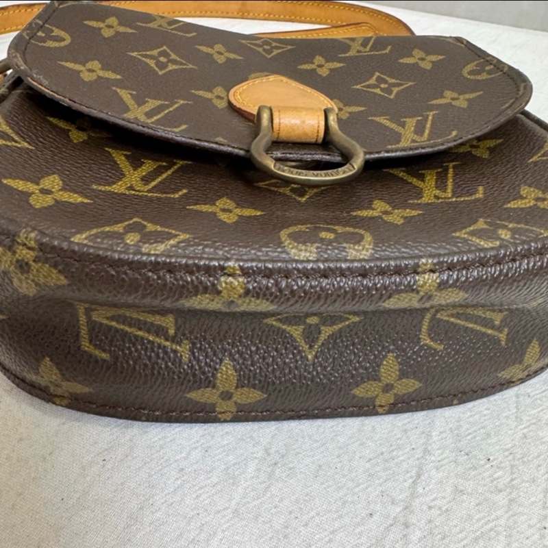 Louis Vuitton路易威登(LV)老花馬鞍包Monogram Saint Cloud PM 肩背包-2