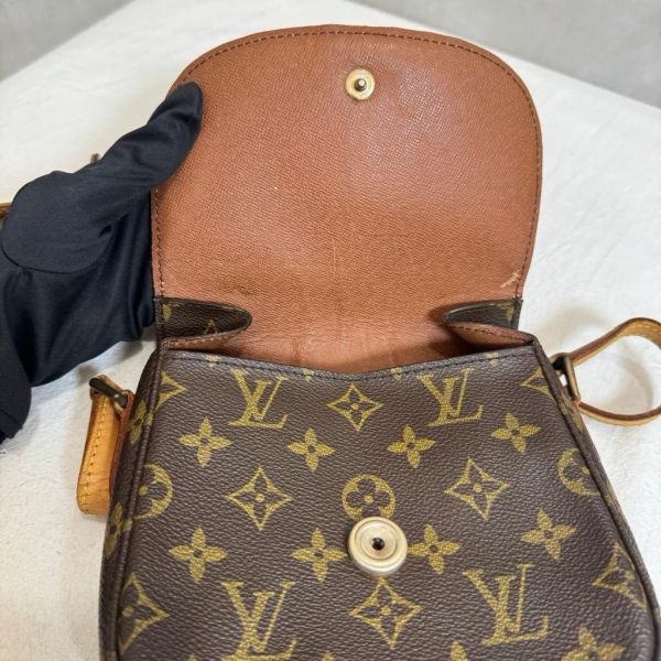 Louis Vuitton路易威登(LV)老花馬鞍包Monogram Saint Cloud PM 肩背包-3