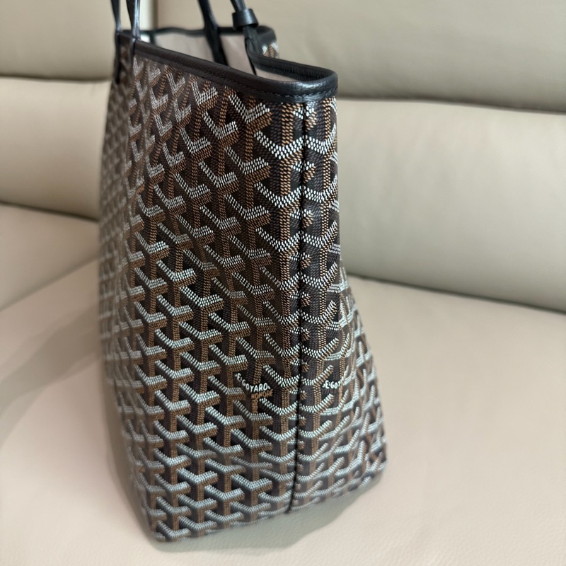 「M.Y精品」 goyard 戈雅 tote saint louis 經典黑 PM 小號-5