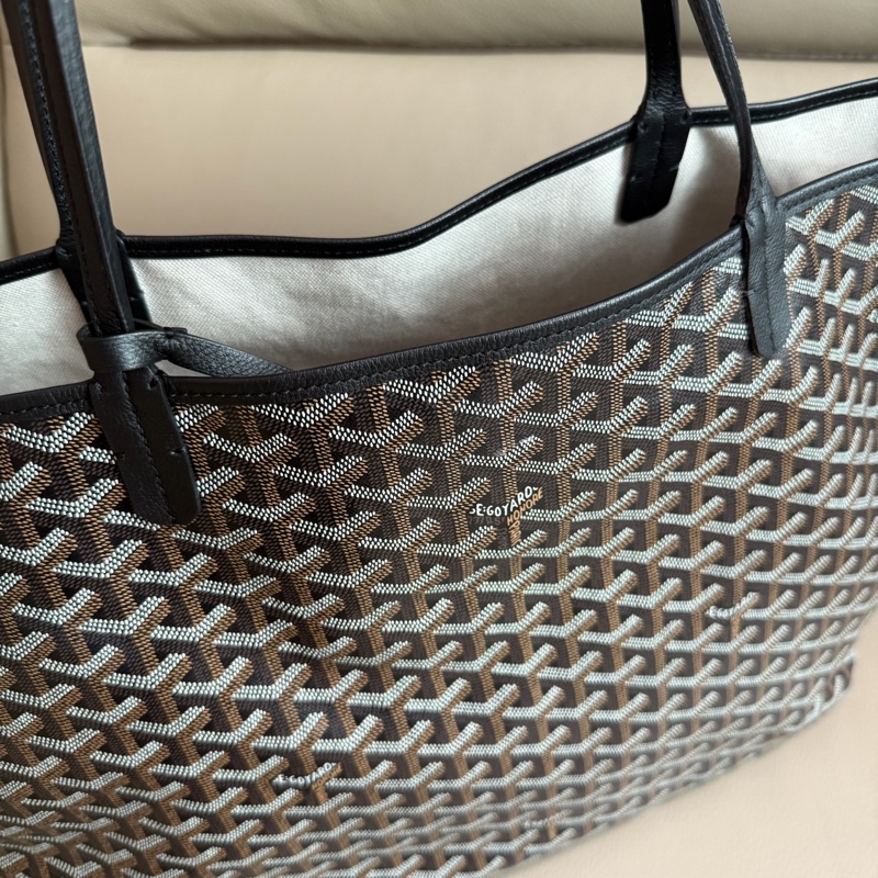 「M.Y精品」 goyard 戈雅 tote saint louis 經典黑 PM 小號-8