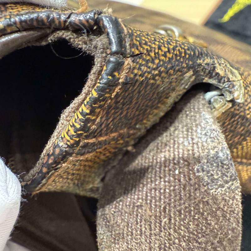 LouisVuitton 路易威登 男款棕色棋盤格公文包 無附件-8