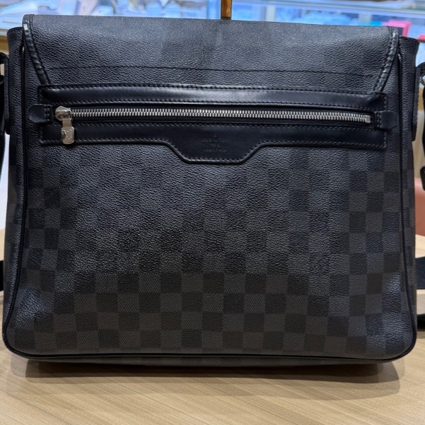 路易威登/Louis Vuitton 底長36，男款公文包，斜挎包有刻字。-5