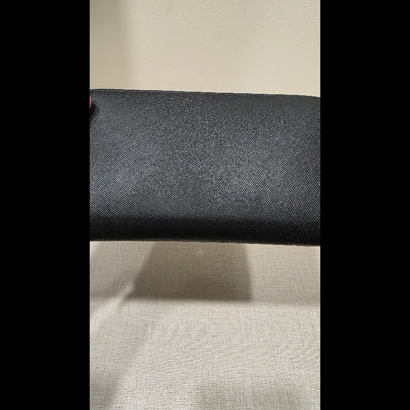 黑色萬寶龍拉鍊長夾-0