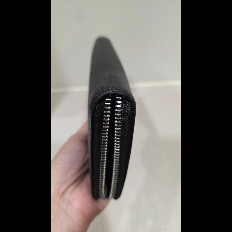 黑色萬寶龍拉鍊長夾-10