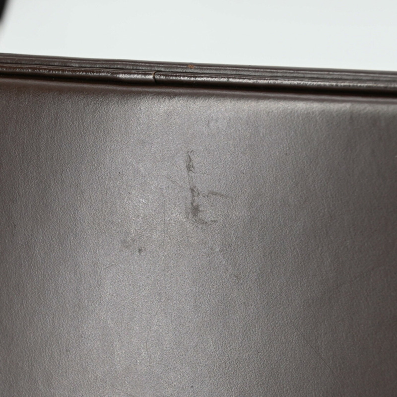 LOUIS VUITTON Damier Ebene Alma 小號手提包 棕色 N53151-6