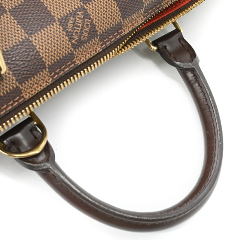 LOUIS VUITTON Damier Ebene Alma 小號手提包 棕色 N53151-8