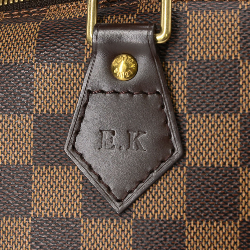 LOUIS VUITTON Damier Ebene Alma 小號手提包 棕色 N53151-9