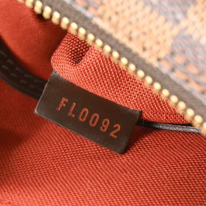 LOUIS VUITTON Damier Ebene Alma 小號手提包 棕色 N53151-13