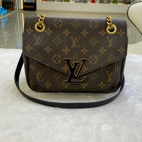 路易威登/Louis Vuitton Passy 老花斜挎包21年編碼 尺寸：23*17*9