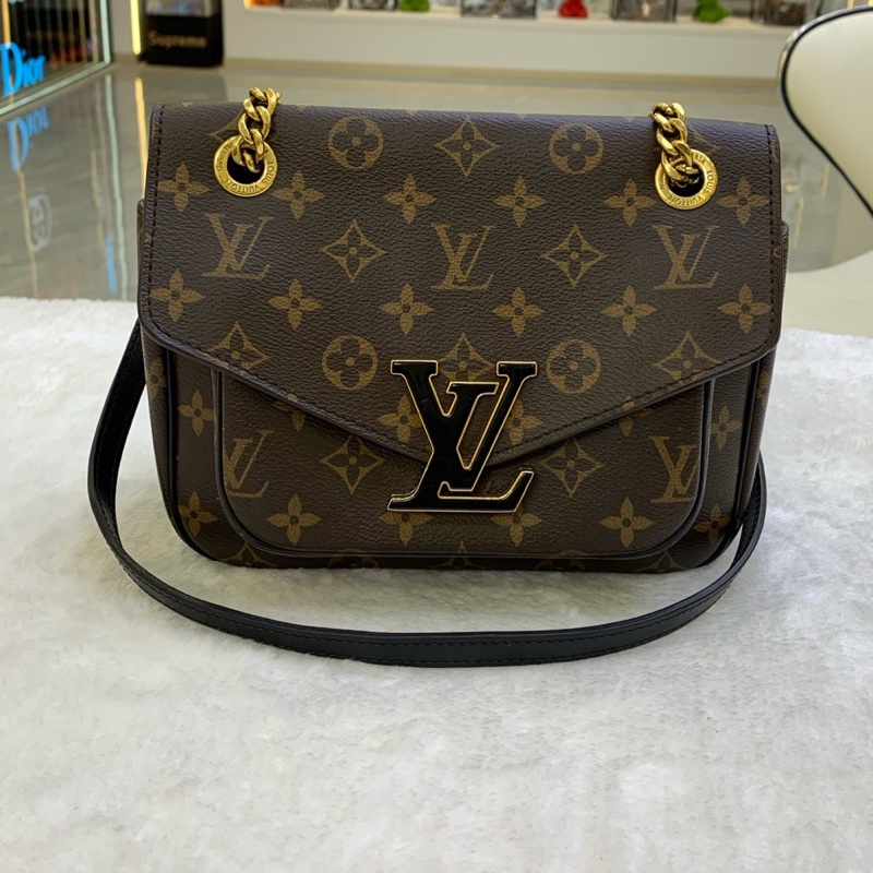 路易威登/Louis Vuitton Passy 老花斜挎包21年編碼 尺寸：23*17*9-0