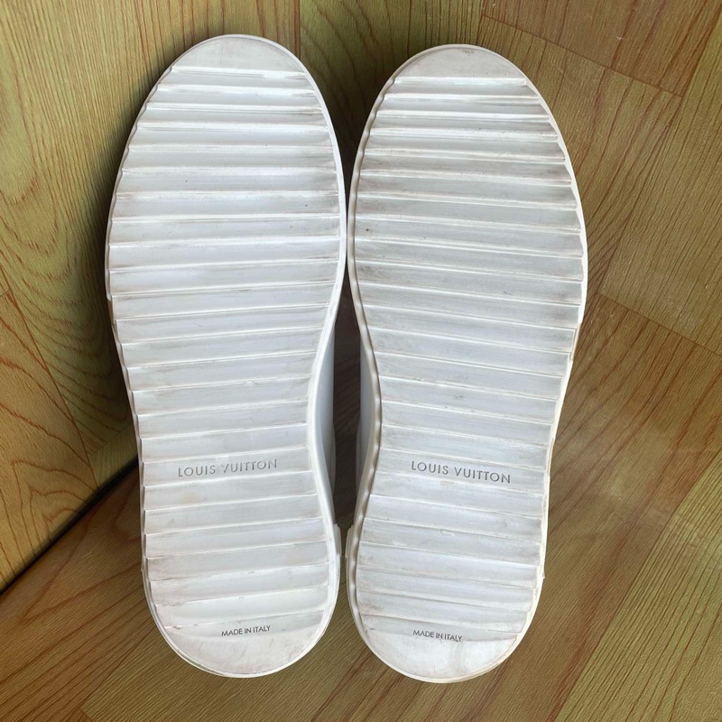 Louis Vuitton路易威登 Time Out白金小板鞋 36.5碼 🈚附件-8